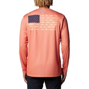 COLUMBIA‎ Men's Terminal Tackle PFG Fish Flag™ Shirt NWT Size M